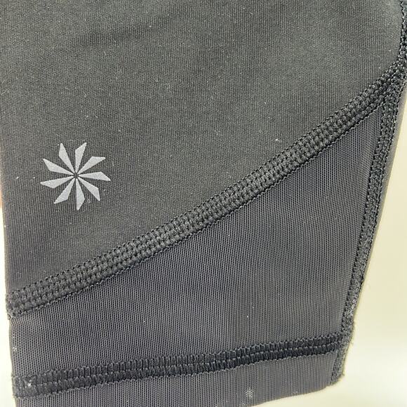 Athleta High Rise Leggings with Mesh Panels - Black - Small - Picture 3 of 10